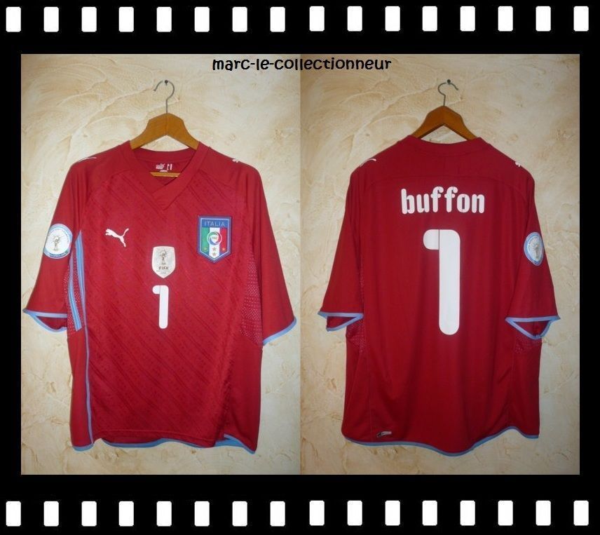 Maillot Italie Signé Par Gianluigi Buffon - Authentifié Beckett - Collection